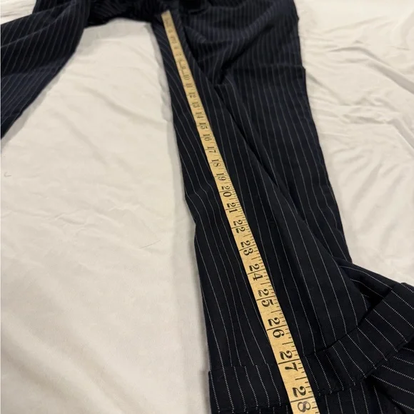 Stussy Pinstripe Pants Skateboard Navy Size L - Picture 9 of 11